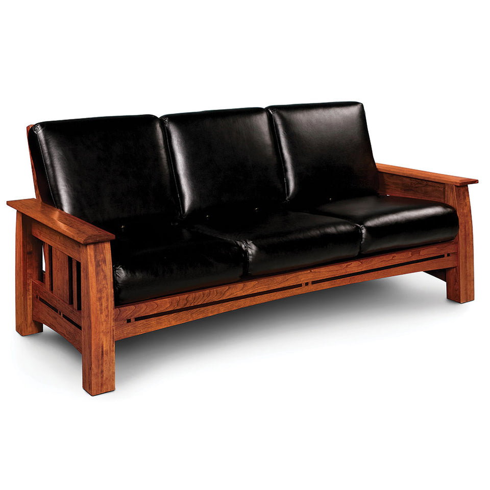 Simply Amish LFAS100-L Aspen Sofa with Inlay Simply Amish LFAS100-L Aspen Sofa with Inlay