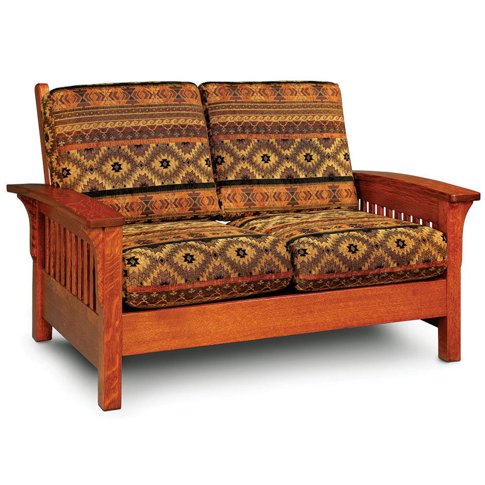 Simply Amish AJSKLSR-13-L Grand Rapids LoveSeat, Wallhugger