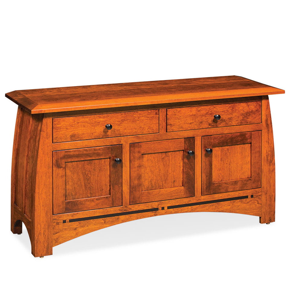 Simply Amish LOASP-40A-2A Aspen Console Cabinet with Inlay