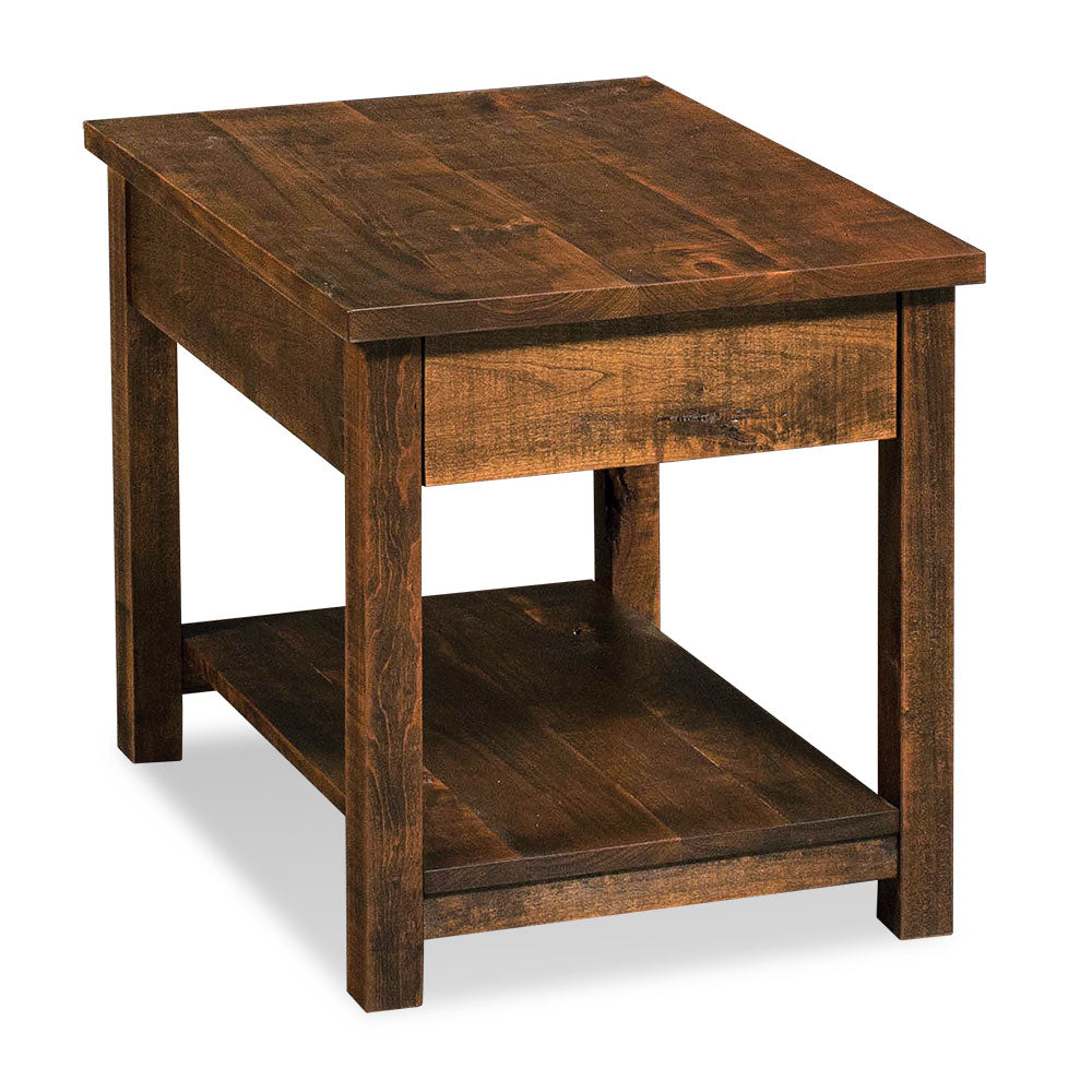 Simply Amish LOINC-28A3A Incognito End Table Hickory Park Furniture