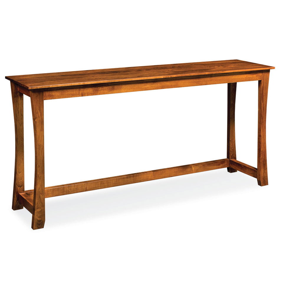 Simply Amish LOLFT-39C4A Loft Console Bar Table, 72″