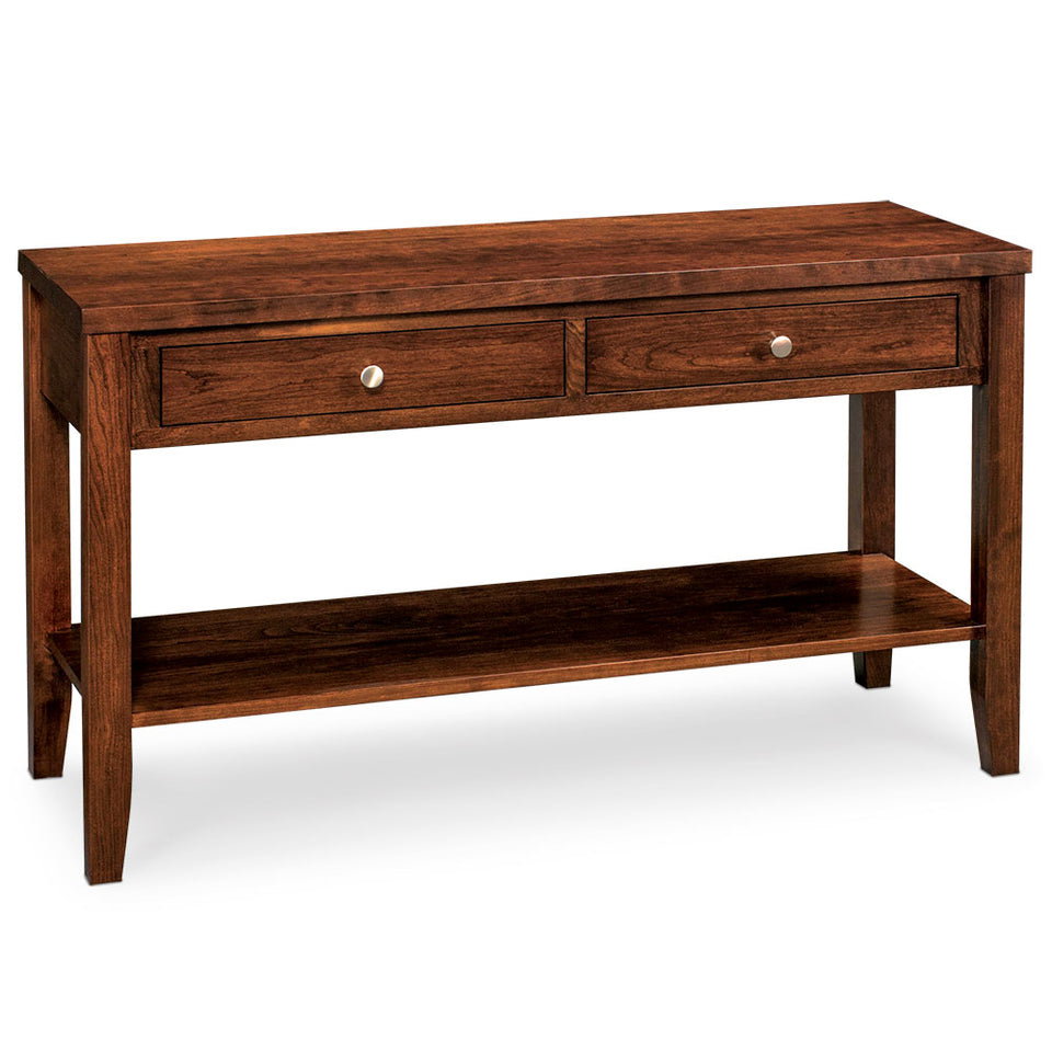 Simply Amish LOPAR-31A0A Parkdale Sofa Table with Shelf, 48"