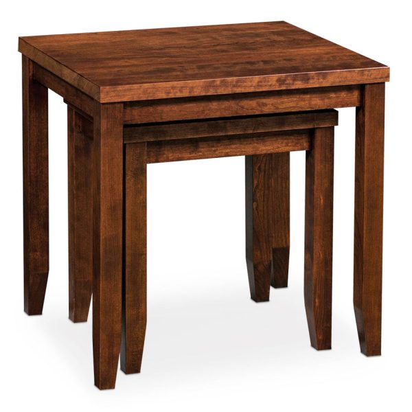 Simply Amish LOPAR-38C2 Parkdale Nesting Table, 24"