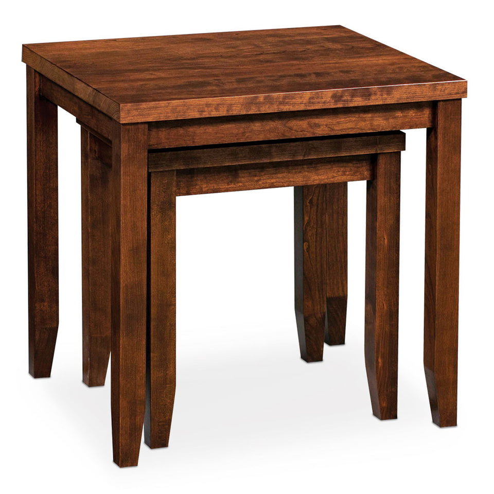 Simply Amish LOPAR-38C2 Parkdale Nesting Table, 24″