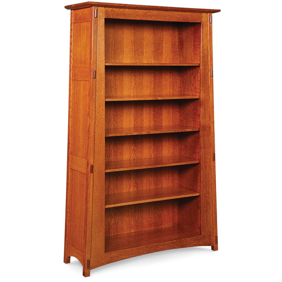 Simply Amish MAMCOB McCoy Open Bookcase – Features five adjustable shelves