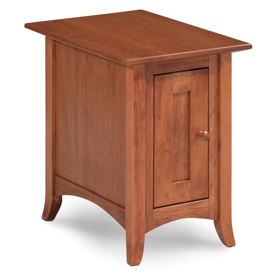 Simply Amish MASKRCABCS Shaker Hill Cabinet Chair Side Table