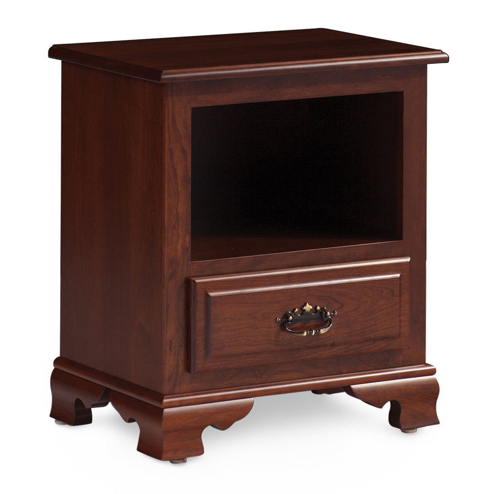 Simply Amish ME305NS Classic Nightstand with Opening Simply Amish ME305NS Classic Nightstand with Opening