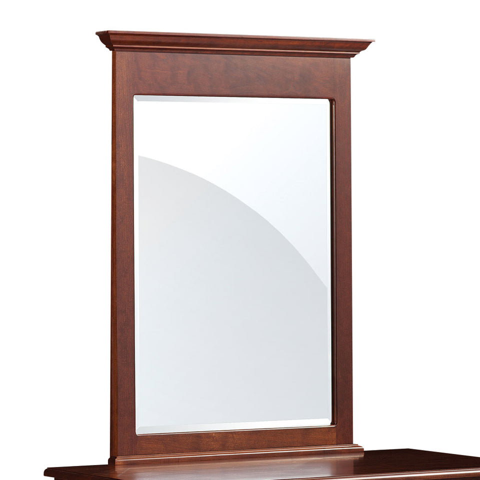 Simply Amish ME317CC Classic Crown Top Center Mirror