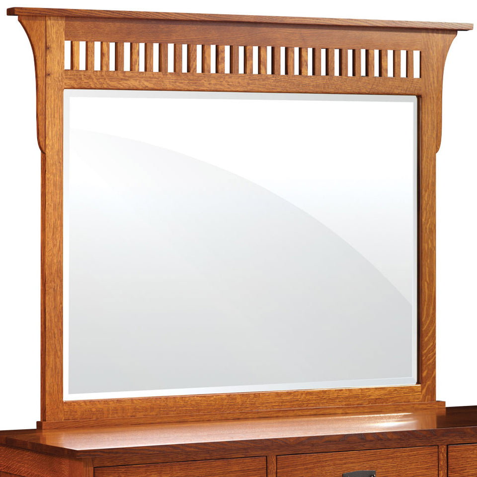 Simply Amish ME330-LPM Prairie Mission Dresser Mirror, 55"