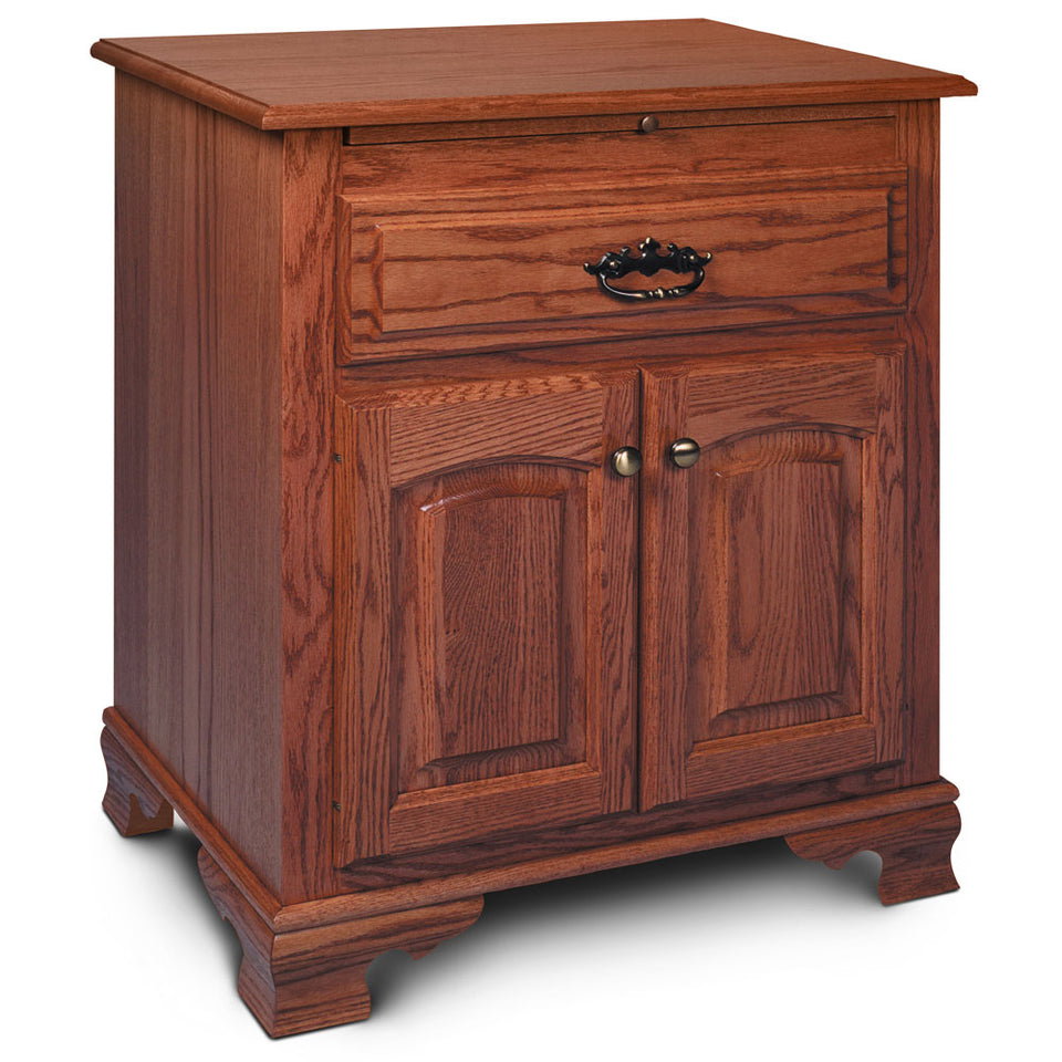Simply Amish ME3318SNS Classic Deluxe Nightstand with Doors Simply Amish ME3318SNS Classic Deluxe Nightstand with Doors