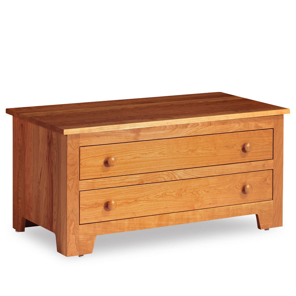 Simply Amish ME837BC-F Shaker Blanket Chest with False Fronts w/ Fabric Cushion Seat