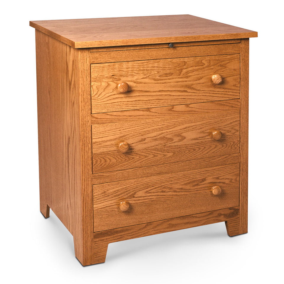 Simply Amish ME8819SBC Shaker Deluxe Nightstand with Drawers