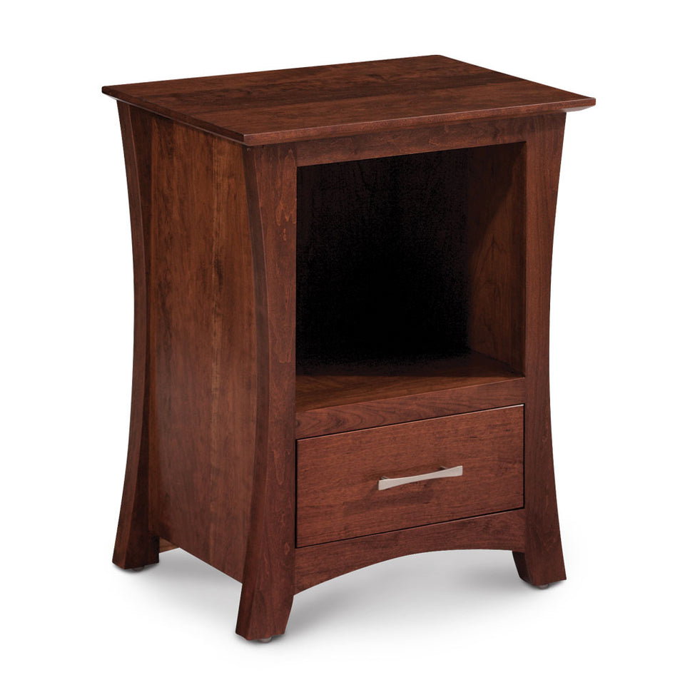 Simply Amish MEL05NS Loft Nightstand with Opening