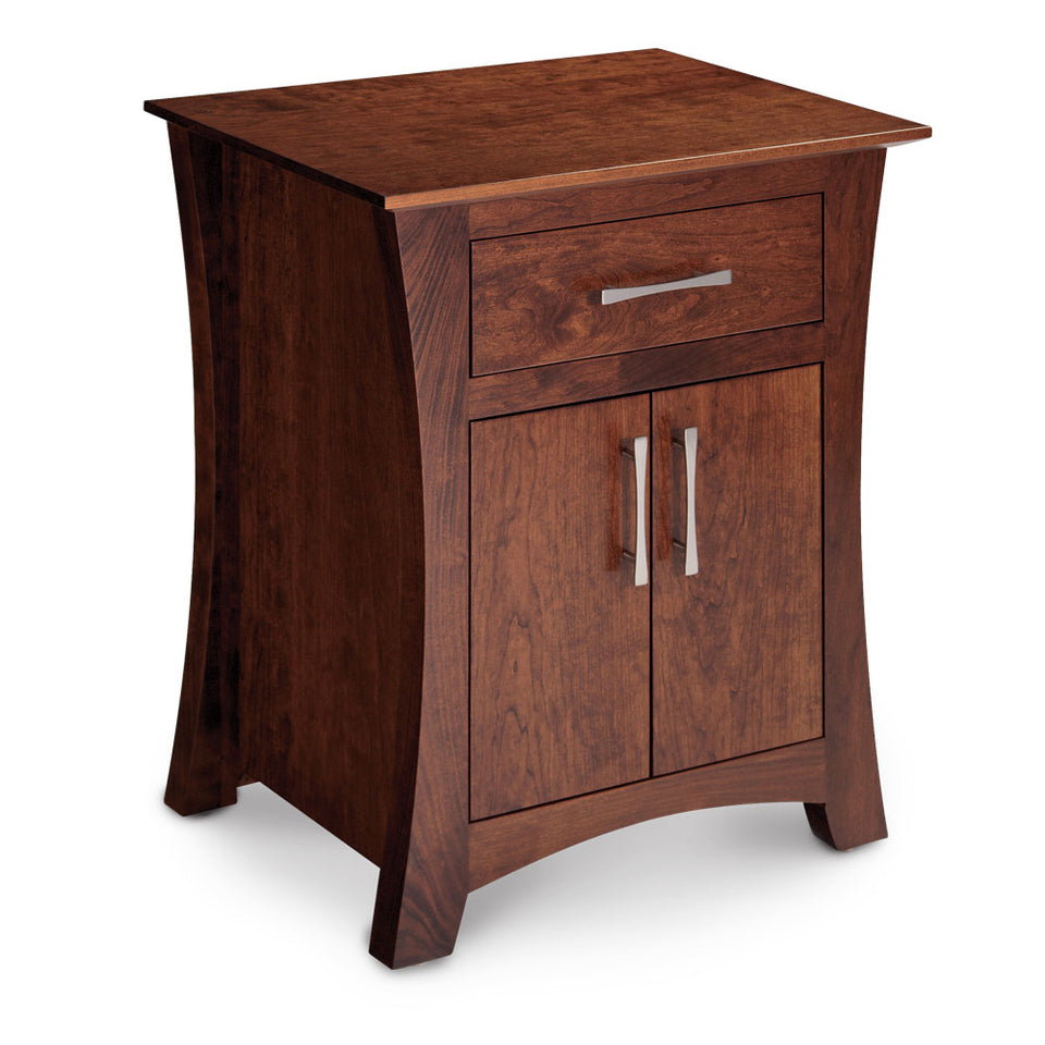Simply Amish MEL18NS Loft Nightstand with Doors, Standard Simply Amish MEL18NS Loft Nightstand with Doors, Standard