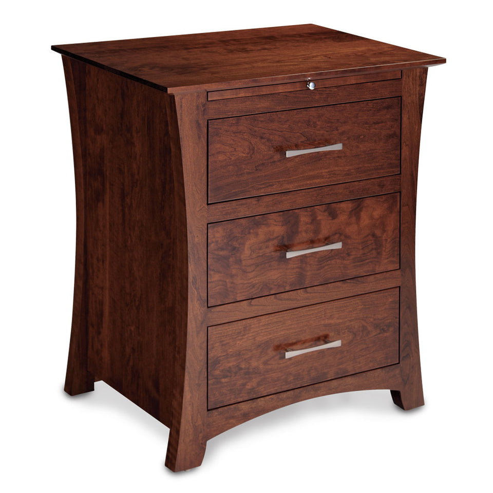 Simply Amish MEL19SBC Loft Deluxe Nightstand with Drawers