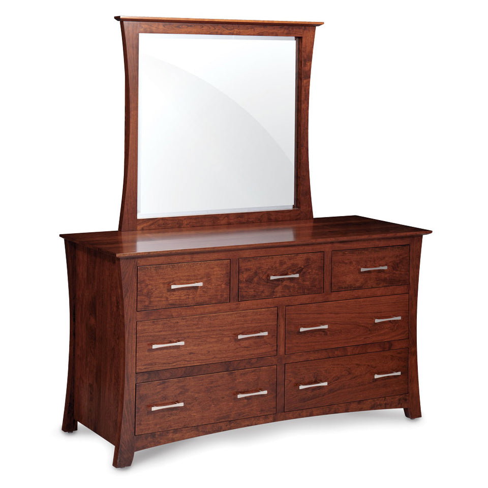Simply Amish MEL716D Loft 7-Drawer Dresser, 60"