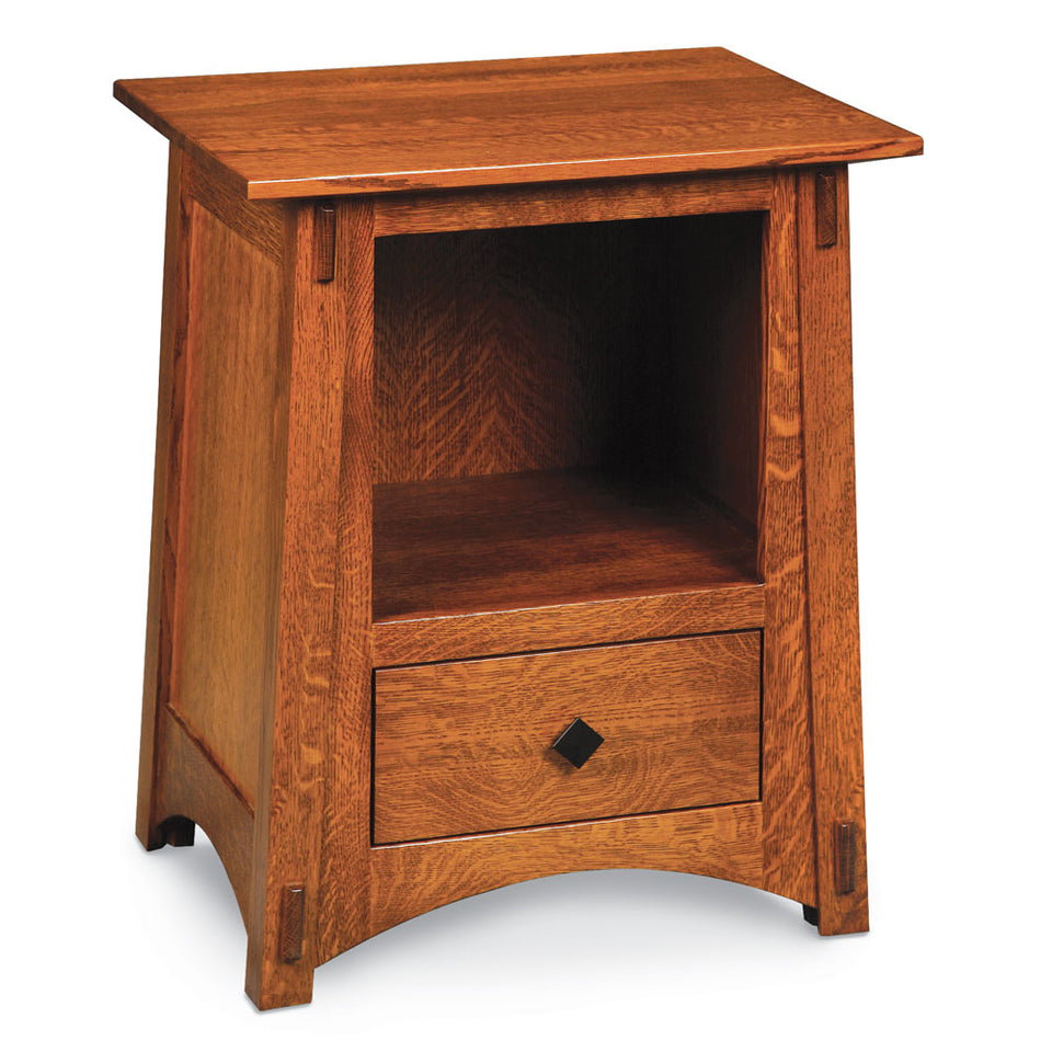 Simply Amish MEM05NS McCoy Nightstand with Opening