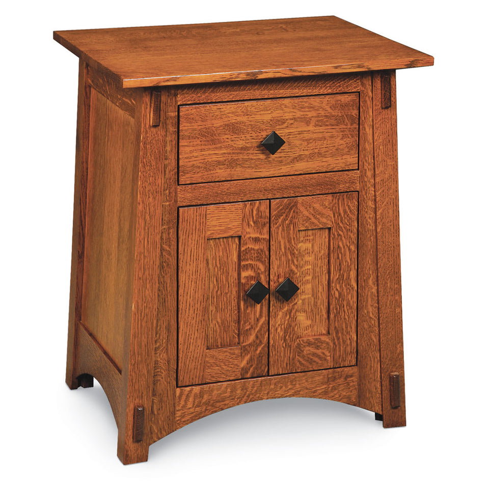 Simply Amish MEM18NS McCoy Nightstand with Doors Simply Amish MEM18NS McCoy Nightstand with Doors