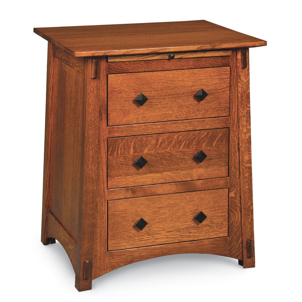 Simply Amish MEM19DBC McCoy Deluxe Nightstand with Drawers
