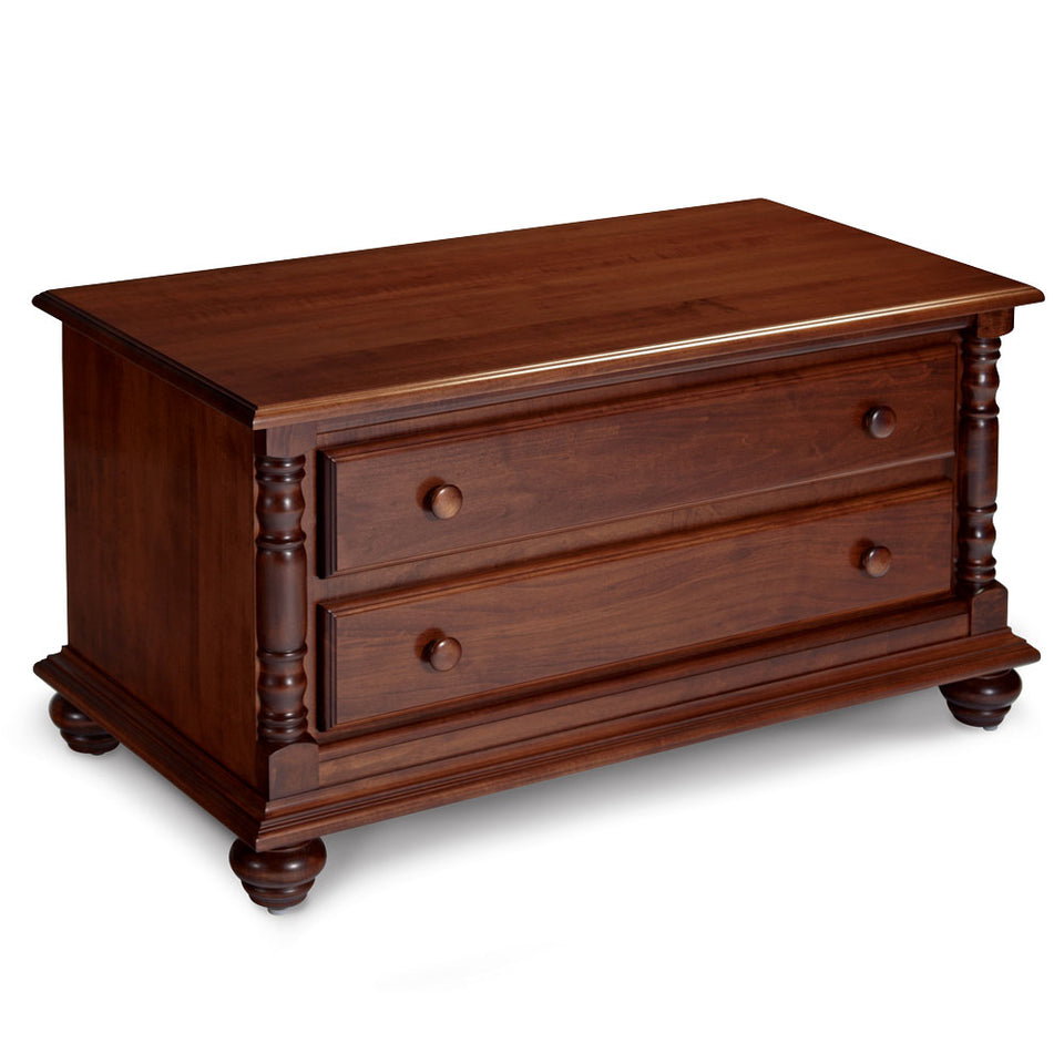 Simply Amish MES37BC-W Savannah Blanket Chest with False Fronts
