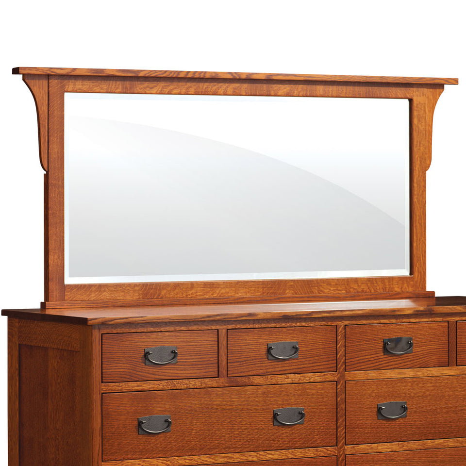 Simply Amish MESBMPM Prairie Mission Bureau Mirror, 59"