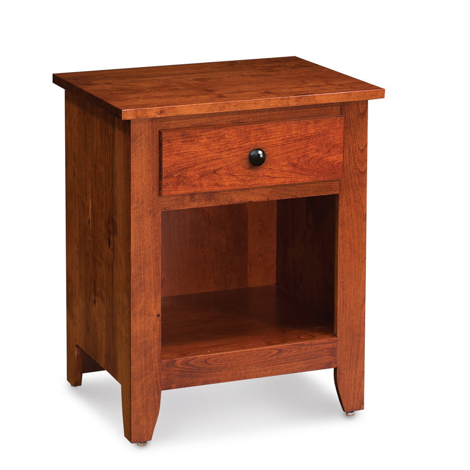 Simply Amish SNSHS-04A1 Shenandoah Nightstand with Opening on Bottom