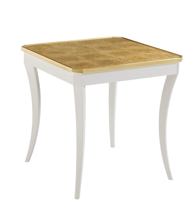 Modern History MH1101F02 Fontaine End Table White Modern History MH1101F02 Fontaine End Table White