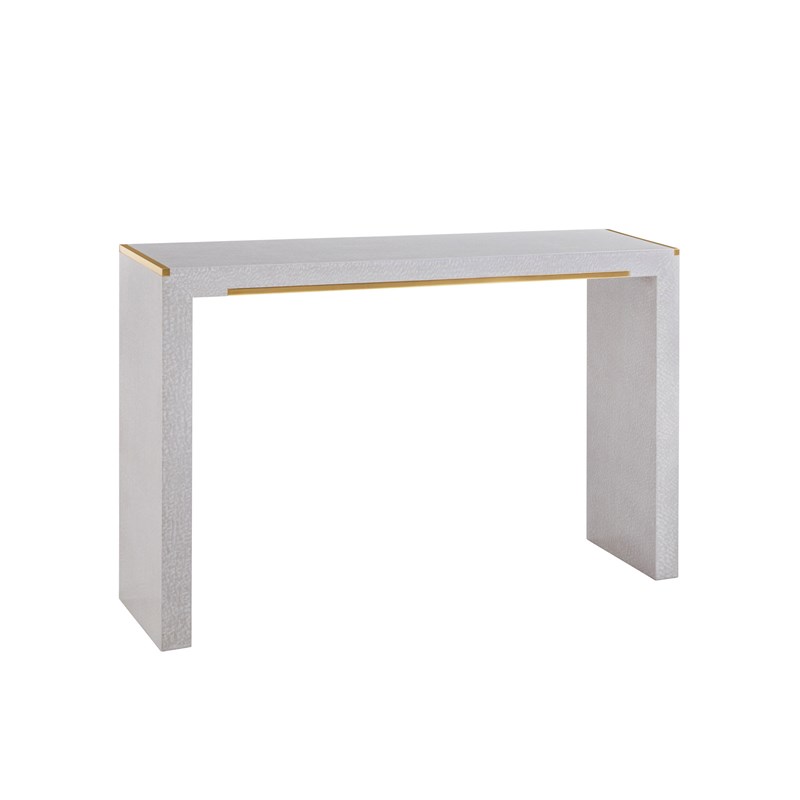 Modern History MH1187F02 Small Mirage Console White Lacewood