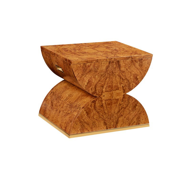 Modern History MH1190F01 Geometric Stool Olive Ashe