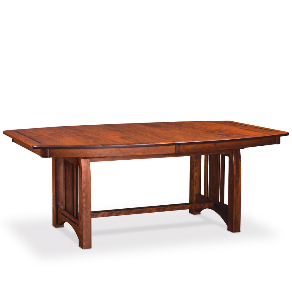 Simply Amish MSA-4896-S Aspen Trestle Table with Inlay