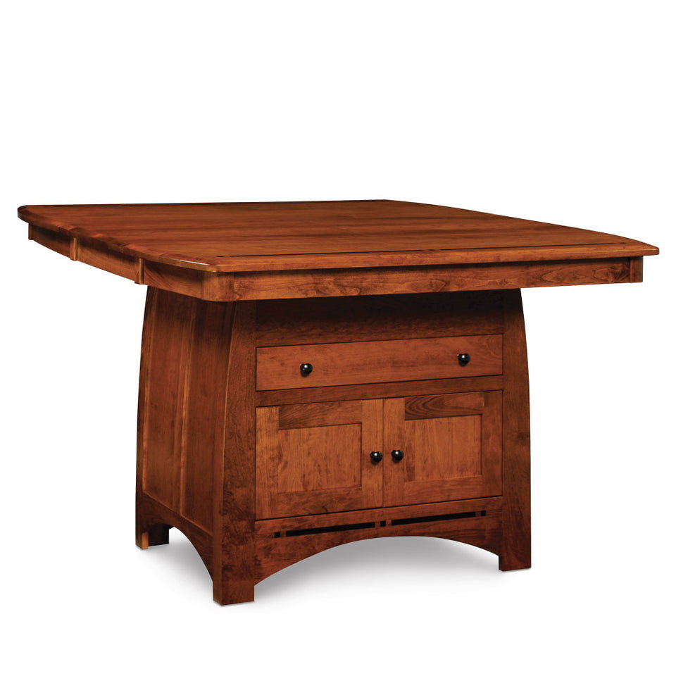 Simply Amish MSIA54 Aspen Island Table with Inlay