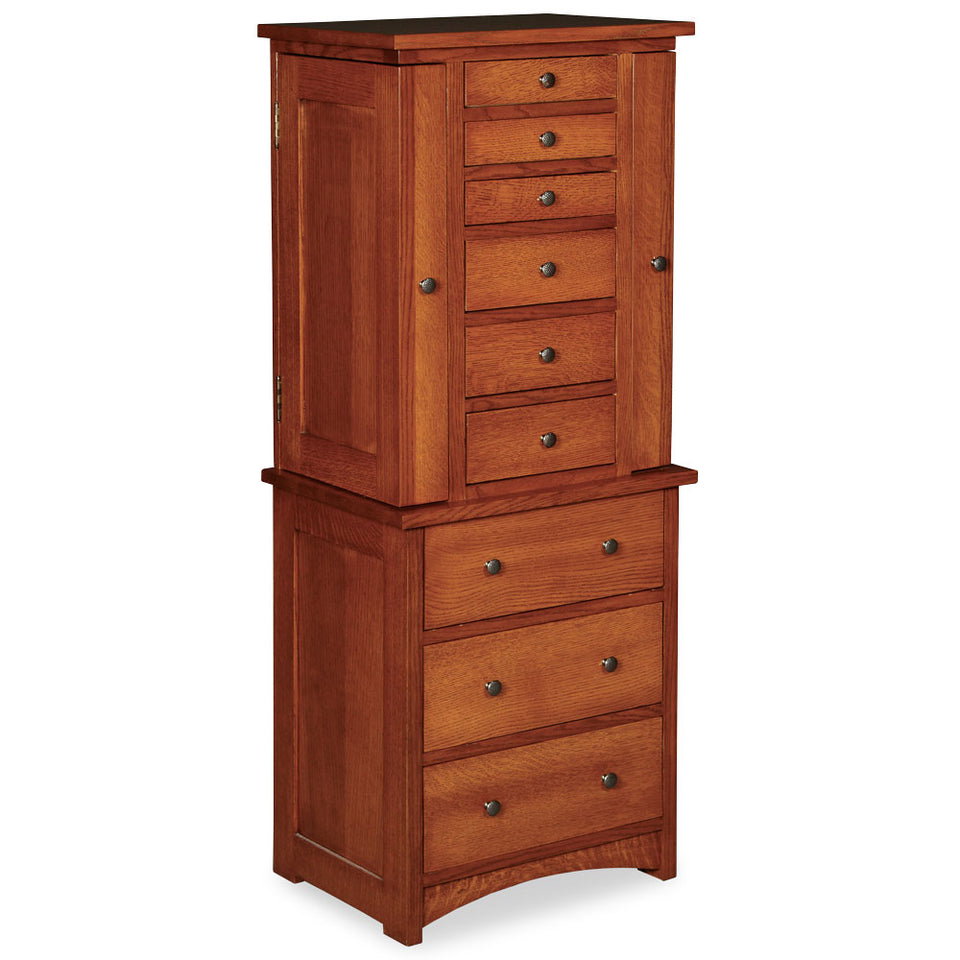 Simply Amish MSPMJA Prairie Mission Jewelry Armoire