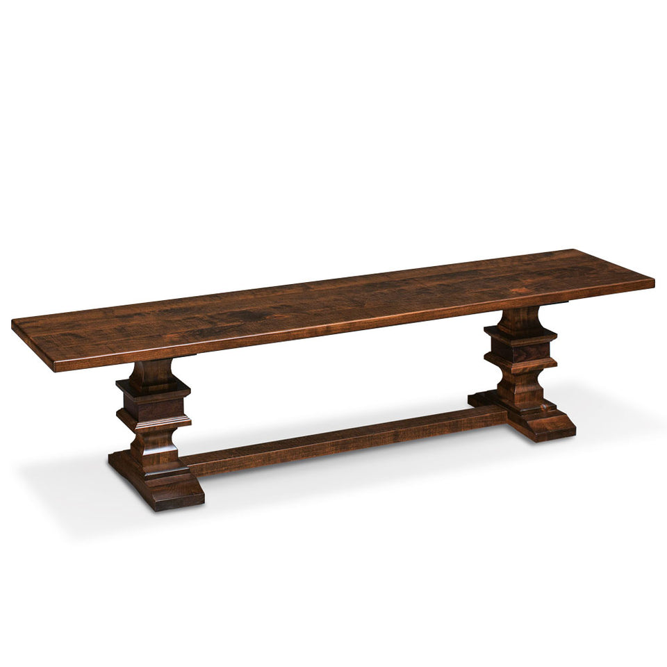 Simply Amish ECMTG-15A-W Montgomery Dining Bench, 36″