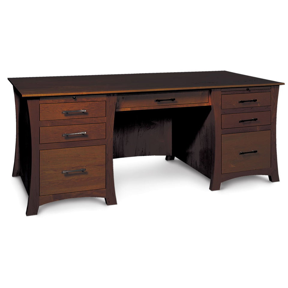Simply Amish NOLO3272D Loft Executive Desk