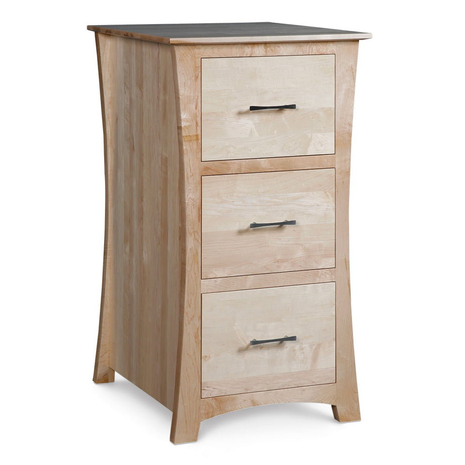 Simply Amish NOLOFC3D Loft 3-Drawer File Cabinet