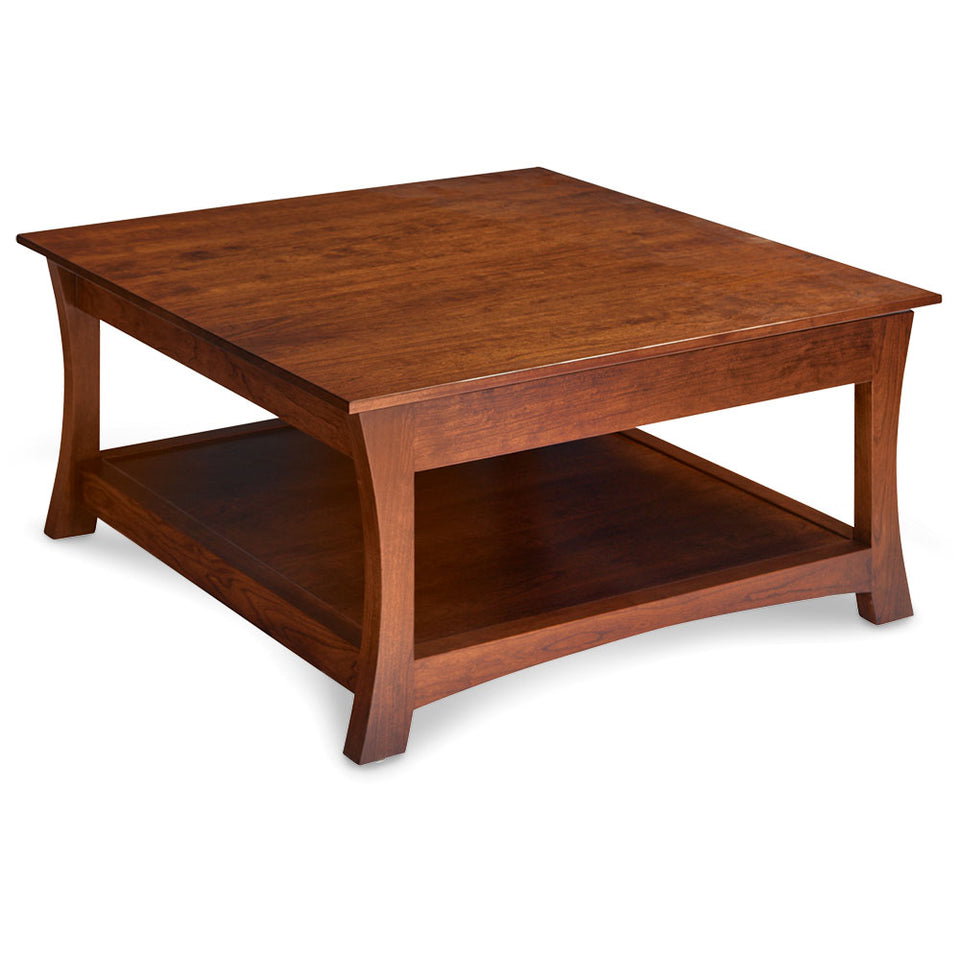 Simply Amish LOLFT-02E12 Loft Square Coffee Table, 42"