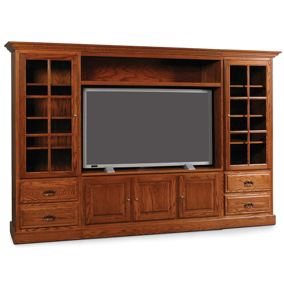 Simply Amish OI310C Classic Wall Unit Entertainment Center