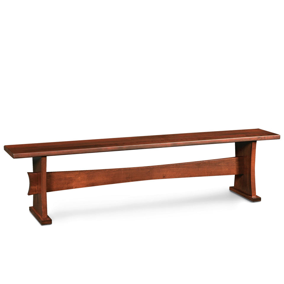 Simply Amish ECLFT-13C-W Loft Dining Trestle Bench Simply Amish ECLFT-13C-W Loft Dining Trestle Bench