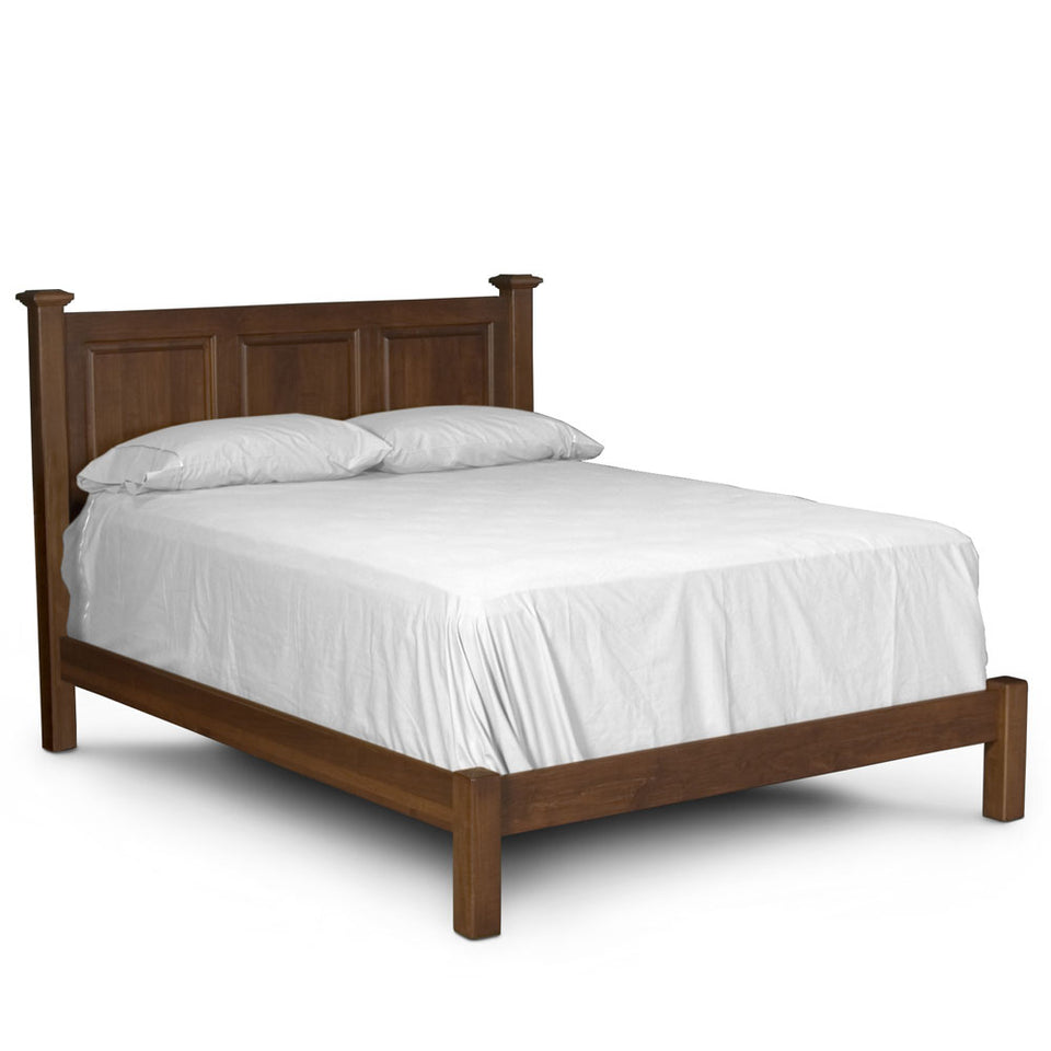 Simply Amish SBRPB-05W5 Classic Raised Twin Panel Headboard with Wood frame