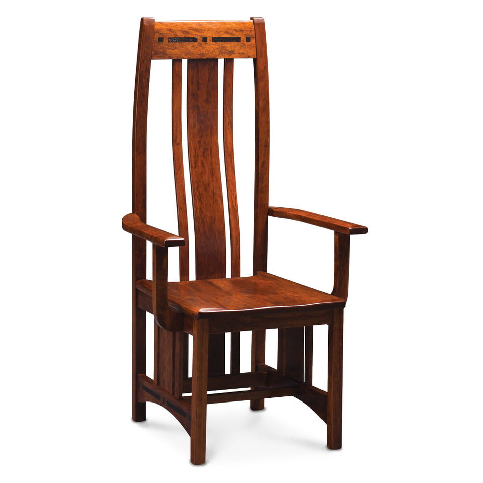 Simply Amish SAAA-L Aspen Arm Chair with Inlay