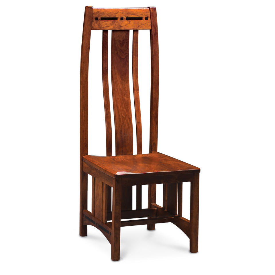 Simply Amish SAAS-W Aspen Side Chair with Inlay Wood Seat