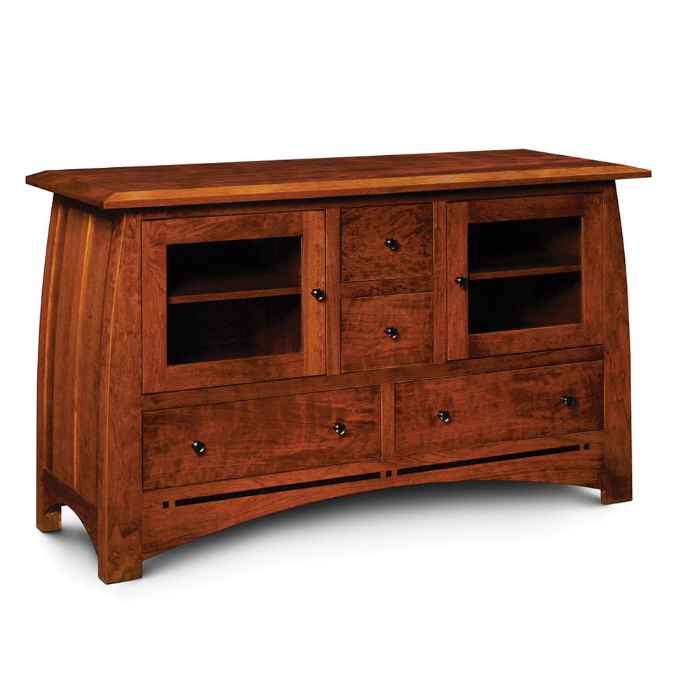 Simply Amish LEASP-A03E Aspen TV Stand with Inlay