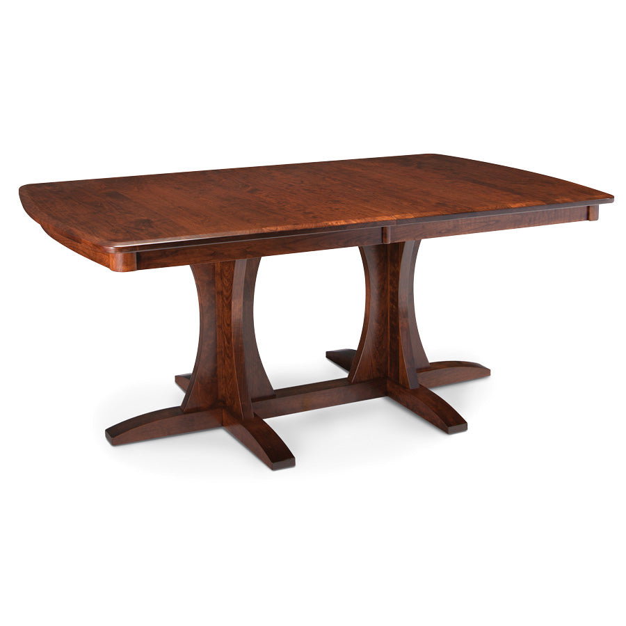 Simply Amish ETGRC-G05F37-S Grace Double Pedestal Table w/ Solid Top Simply Amish ETGRC-G05F37-S Grace Double Pedestal Table w/ Solid Top