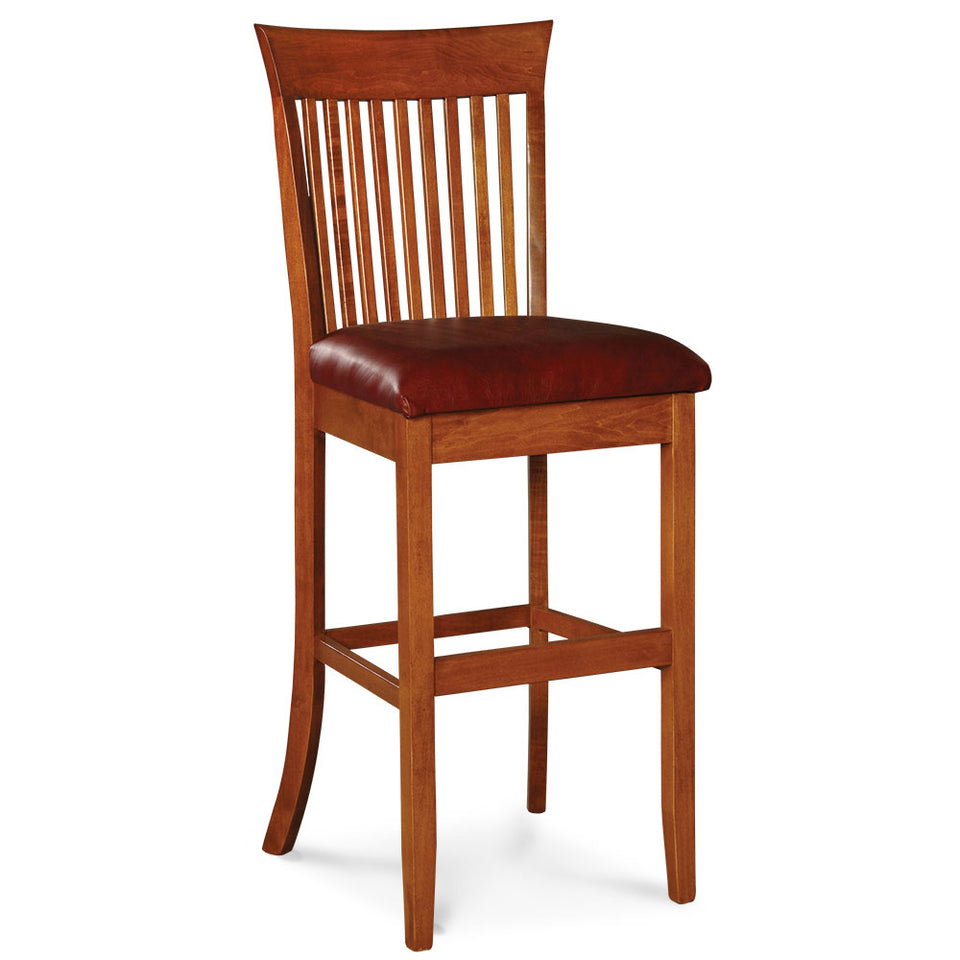 Simply Amish SALOBSS30-L Loft Stationary Barstool, 30″ Seat Height