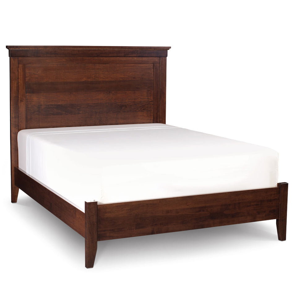 Simply Amish SBCRA-05F3 Crawford Panel Queen Bed with Footboard Storage