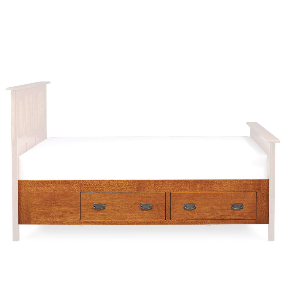 Simply Amish SSPRM-13B Prairie King Queen Mission Under-Bed Storage