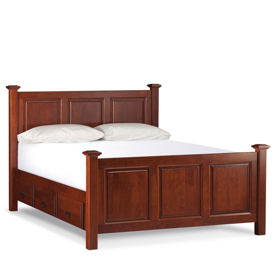 Simply Amish SBRPB-05B3 Classic Raised-Panel Queen Bed Simply Amish SBRPB-05B3 Classic Raised-Panel Queen Bed