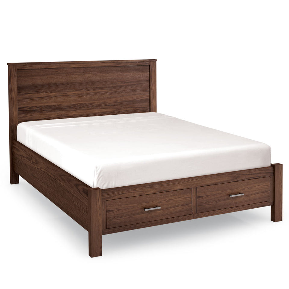 Simply Amish SBSHE-05F1 Sheffield CA King Bed with Footboard Storage Simply Amish SBSHE-05F1 Sheffield CA King Bed with Footboard Storage