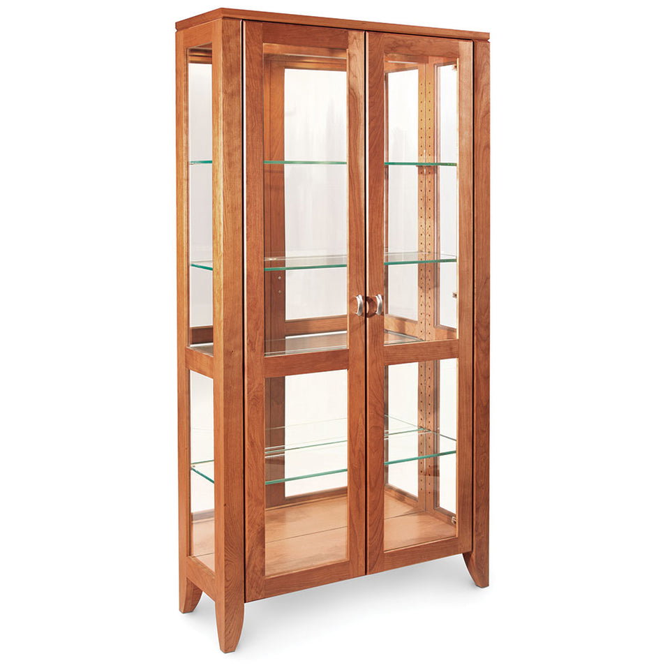 Simply Amish SCJ2DC Justine 2-Door Curio