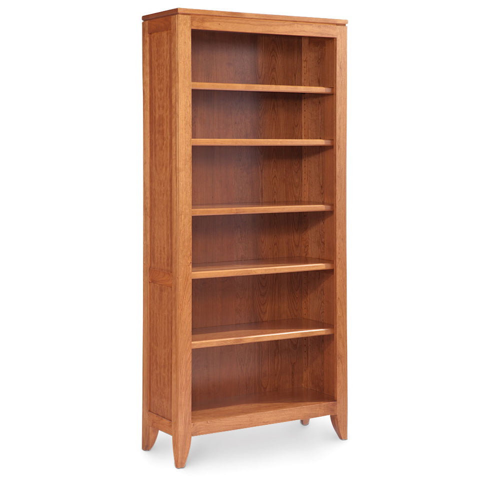 Simply Amish SCJ3665BC Justine Open Bookcase w/ 3 Adjustable Shelves